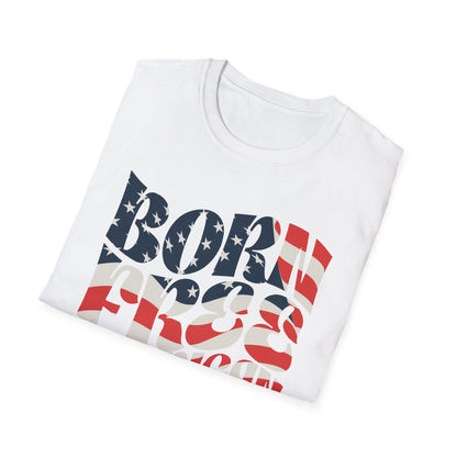 Born Free American Patriot Softstyle T-Shirt