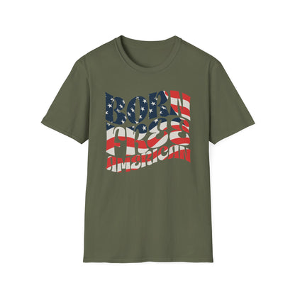 Born Free American Patriot Softstyle T-Shirt