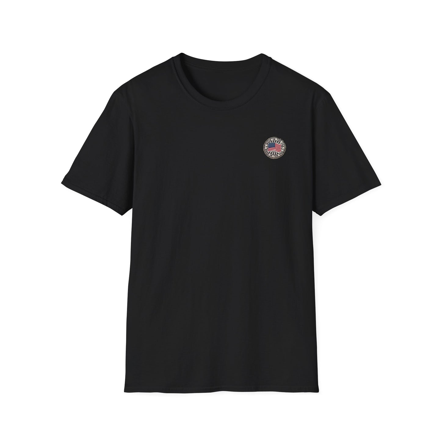 Made in America Patch Softstyle T-Shirt