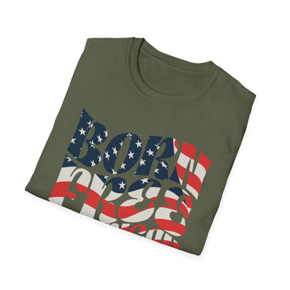 Born Free American Patriot Softstyle T-Shirt