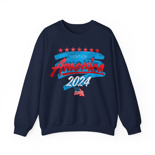 Fight for America 2024 Crewneck Sweatshirt