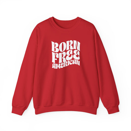 Born Free American Crewneck Sweatshirt