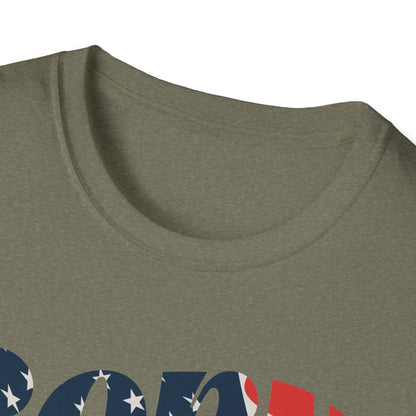 Born Free American Patriot Softstyle T-Shirt