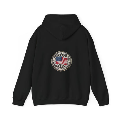 Made In The USA Patch - Hooded Sweatshirt