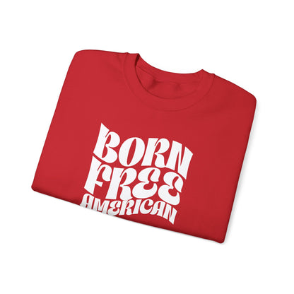 Born Free American Crewneck Sweatshirt