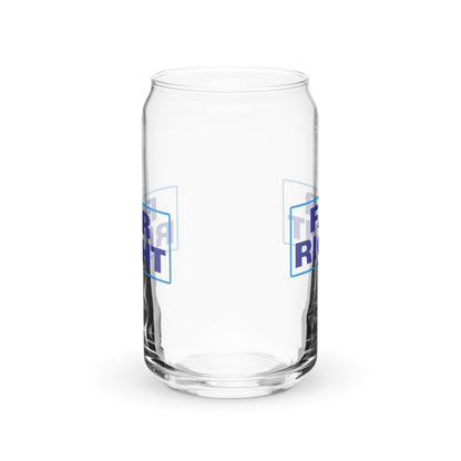 Far Right Can-shaped 16oz Glass