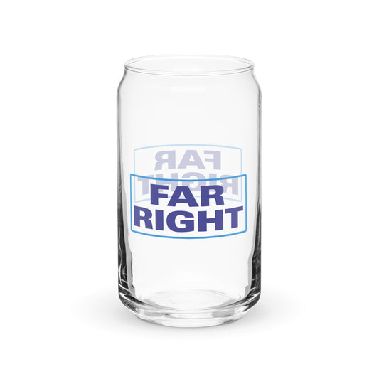 Far Right Can-shaped 16oz Glass