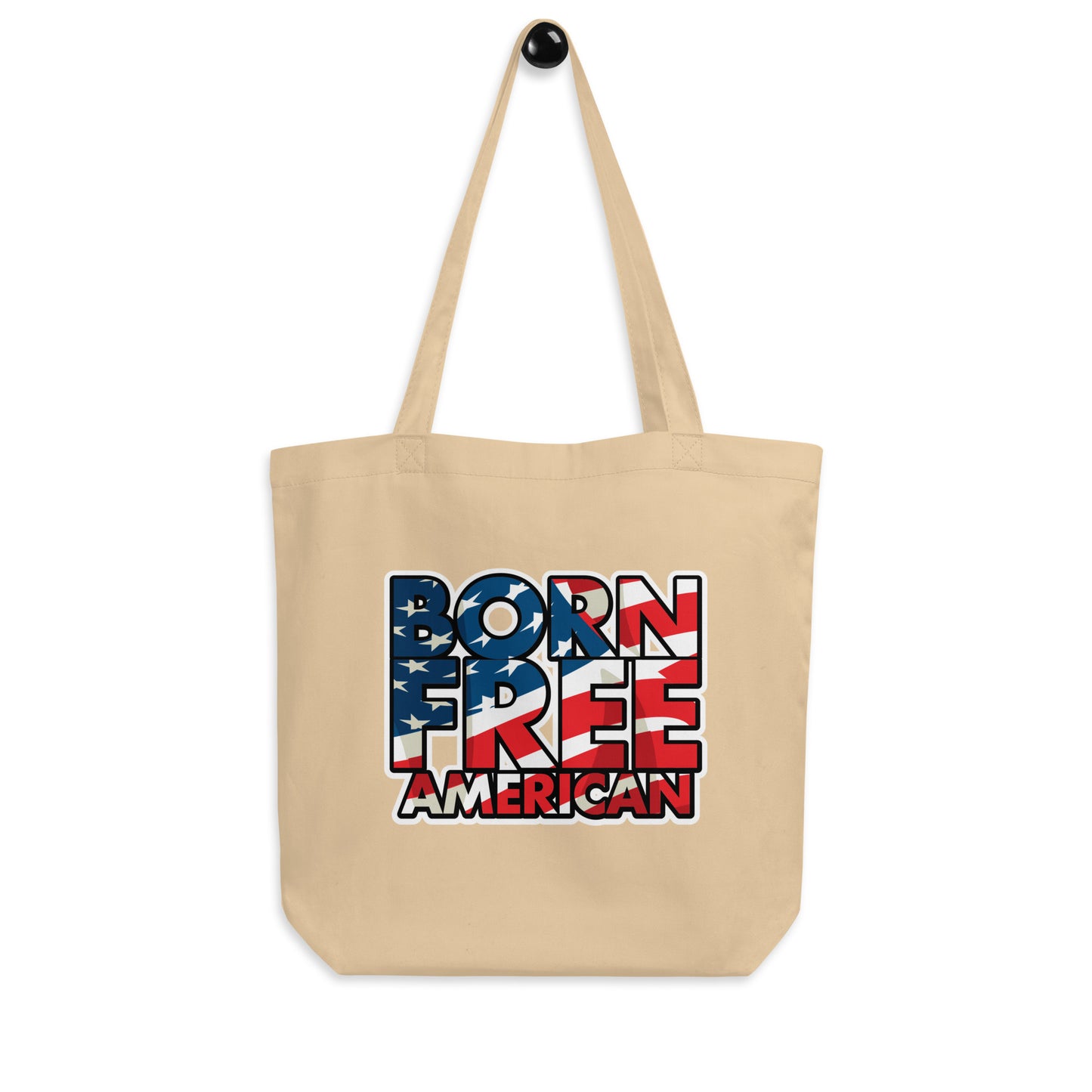 Born Free American (Flag) Tote Bag