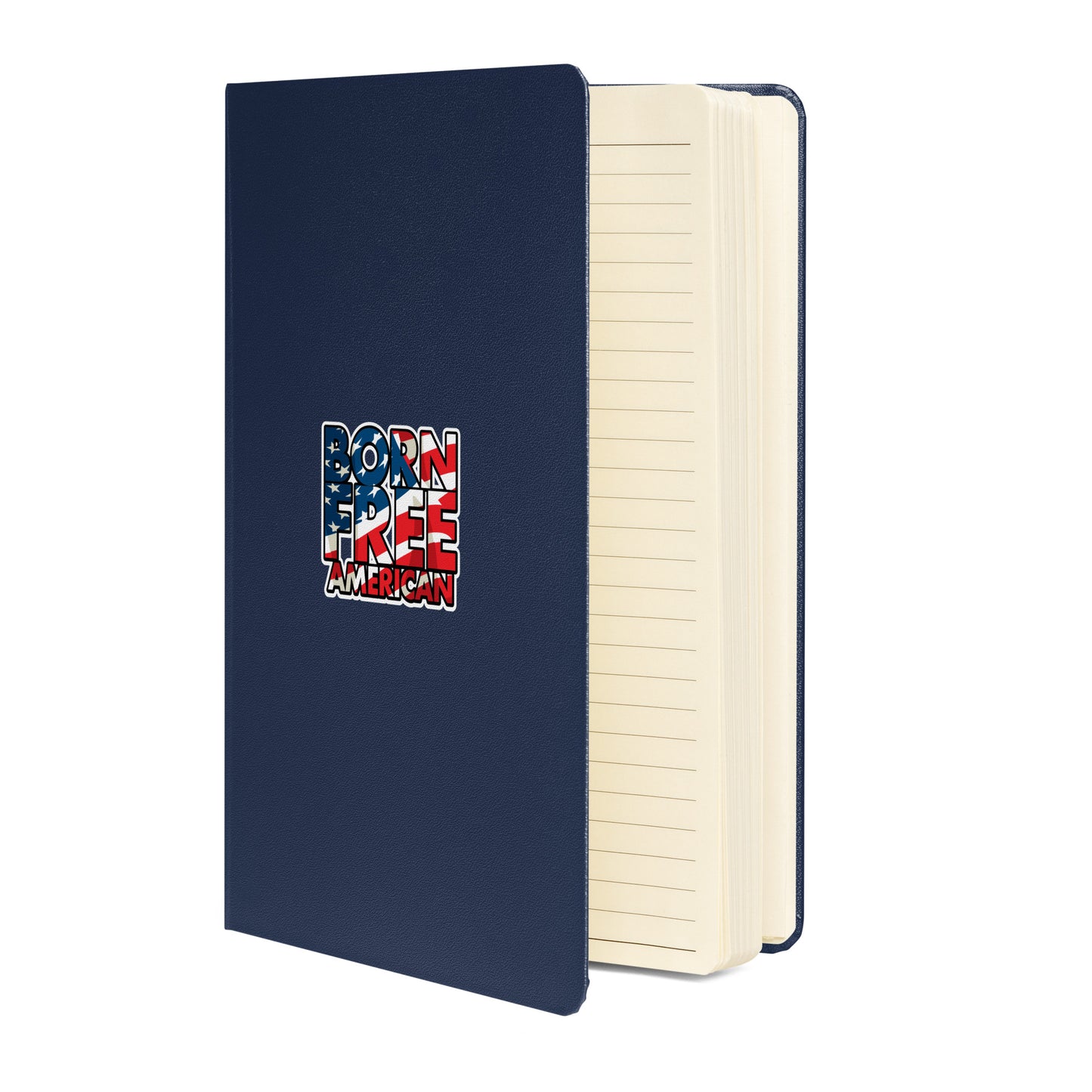 Born Free American (Flag) Hardcover Notebook