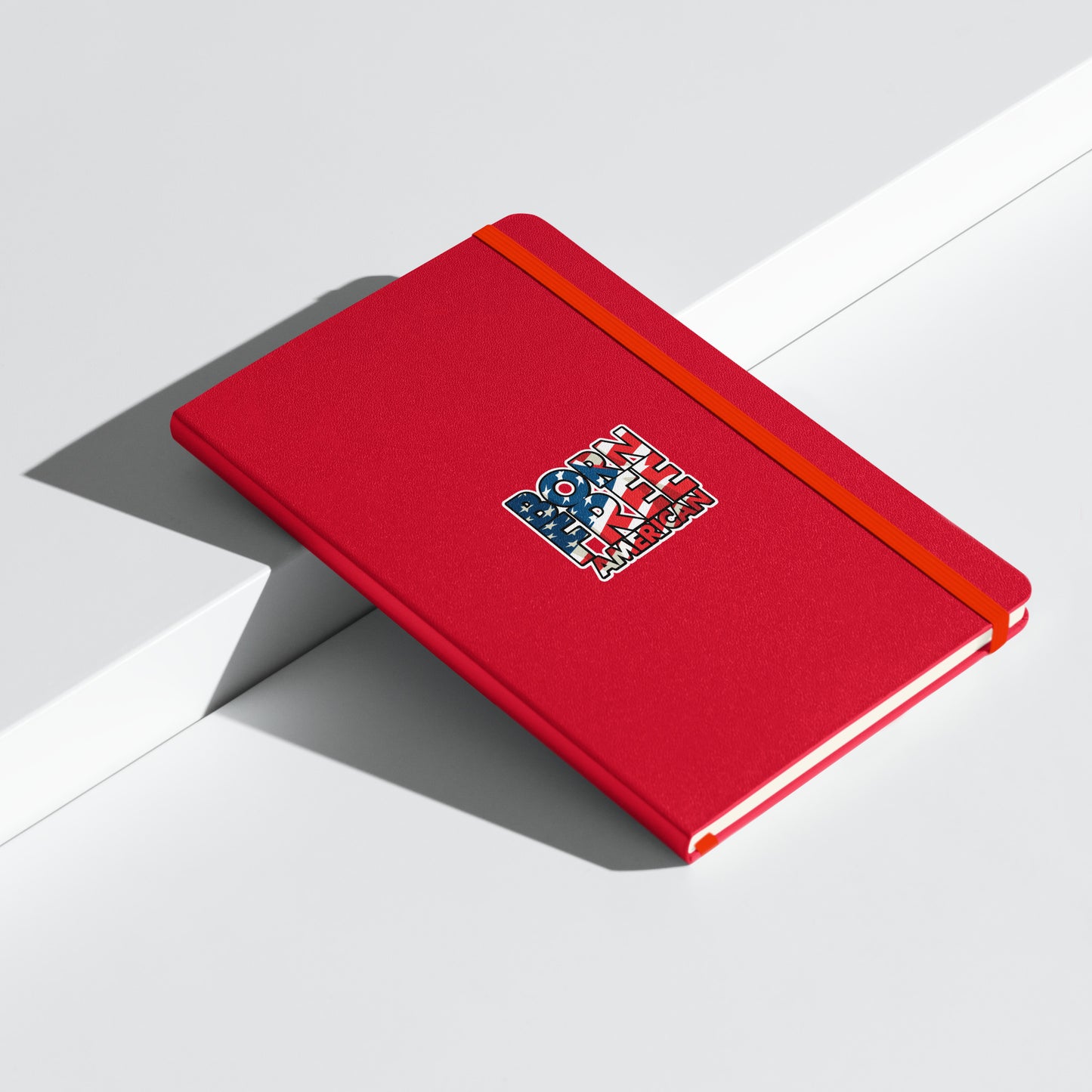 Born Free American (Flag) Hardcover Notebook