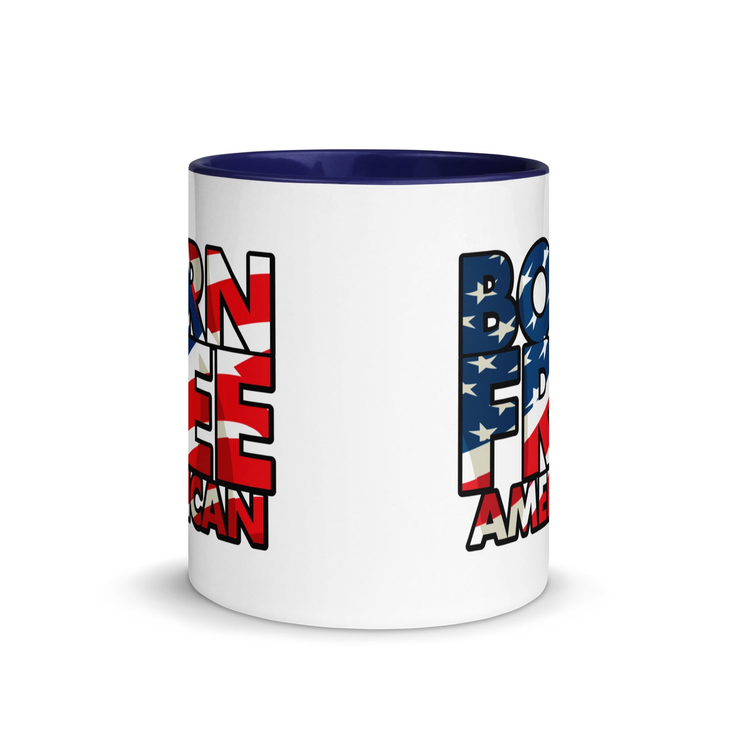 Born Free American (Flag) Coffee Mug