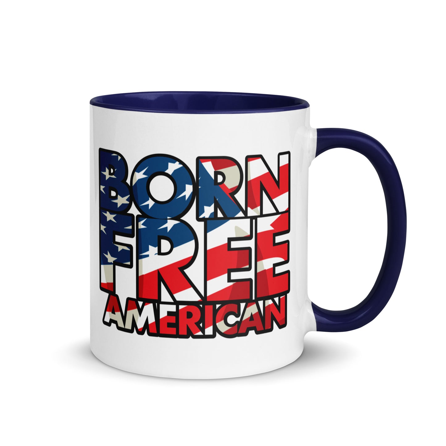 Born Free American (Flag) Coffee Mug