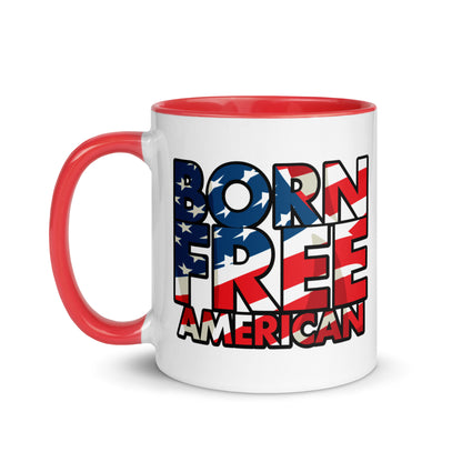 Born Free American (Flag) Coffee Mug