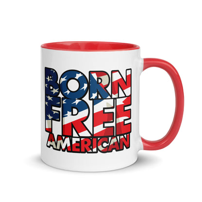 Born Free American (Flag) Coffee Mug