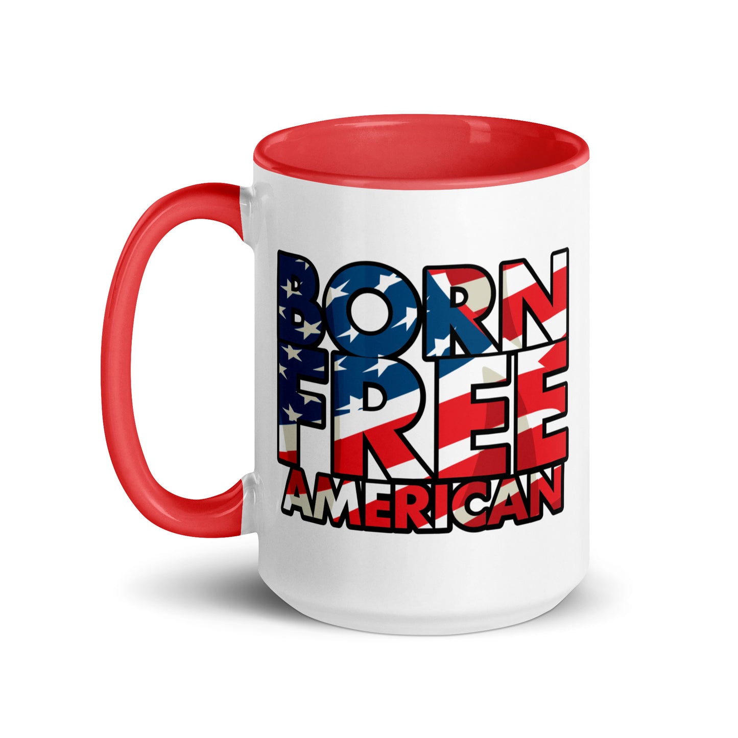 Born Free American (Flag) Coffee Mug