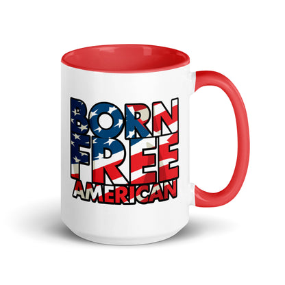 Born Free American (Flag) Coffee Mug